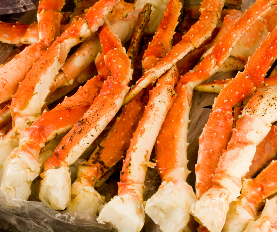 Frozen Giant Cooked King Crab Legs, size 6/9 - Chân cua Hoàng đế đông lạnh super bự