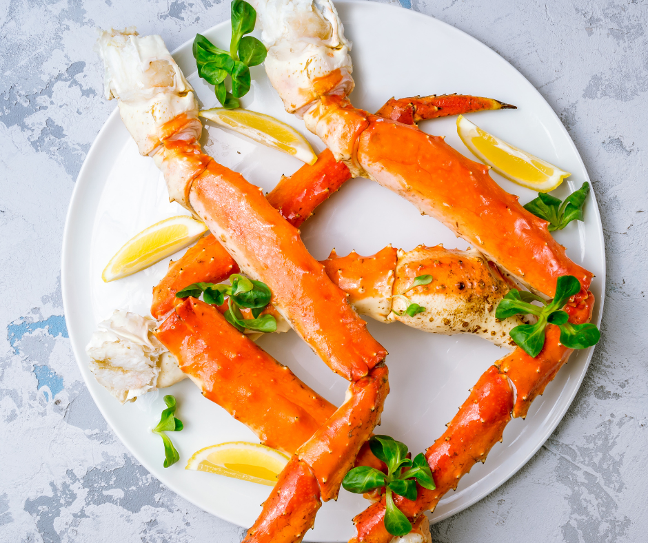 Frozen Giant Cooked King Crab Legs, size 6/9 - Chân cua Hoàng đế đông lạnh super bự