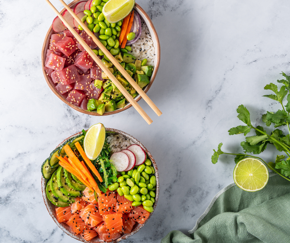 Tuna and Salmon Poke Cubes - Wild Caught Sushi Grade