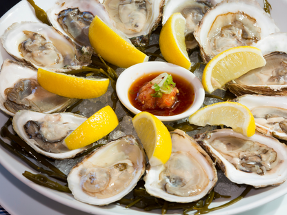 Live Fresh Oysters In The Shell