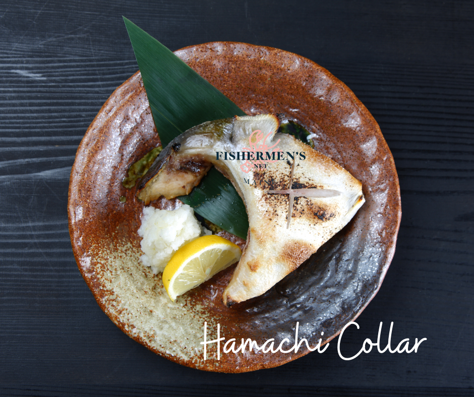 Frozen Hamachi Kama (yellowtail collars) - Hàm Cá Cam - 1.7lb-2.3lb/bag (4-5 collars)