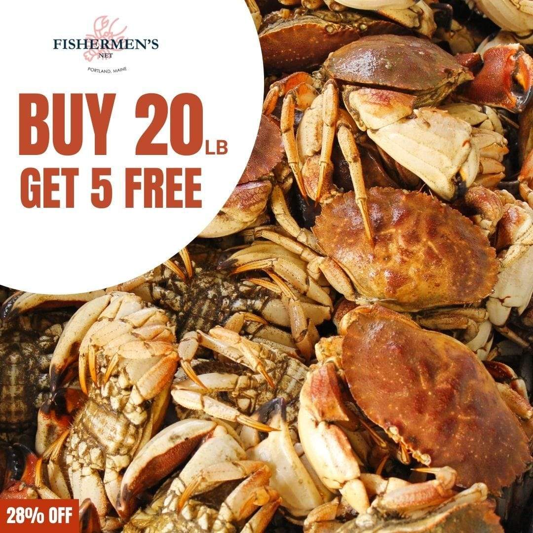 Buy 20 lb Of Jonah Crabs | Get 5 lb FREE