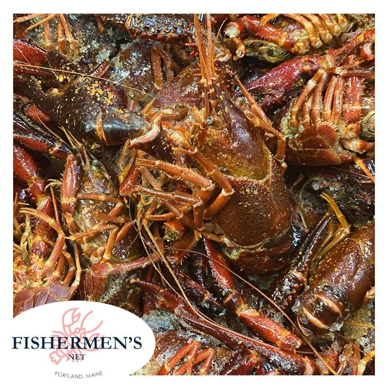 Frozen cooked crawfish