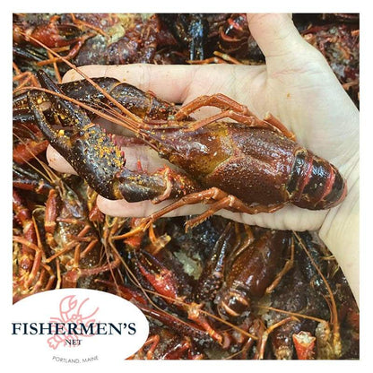 Frozen cooked crawfish