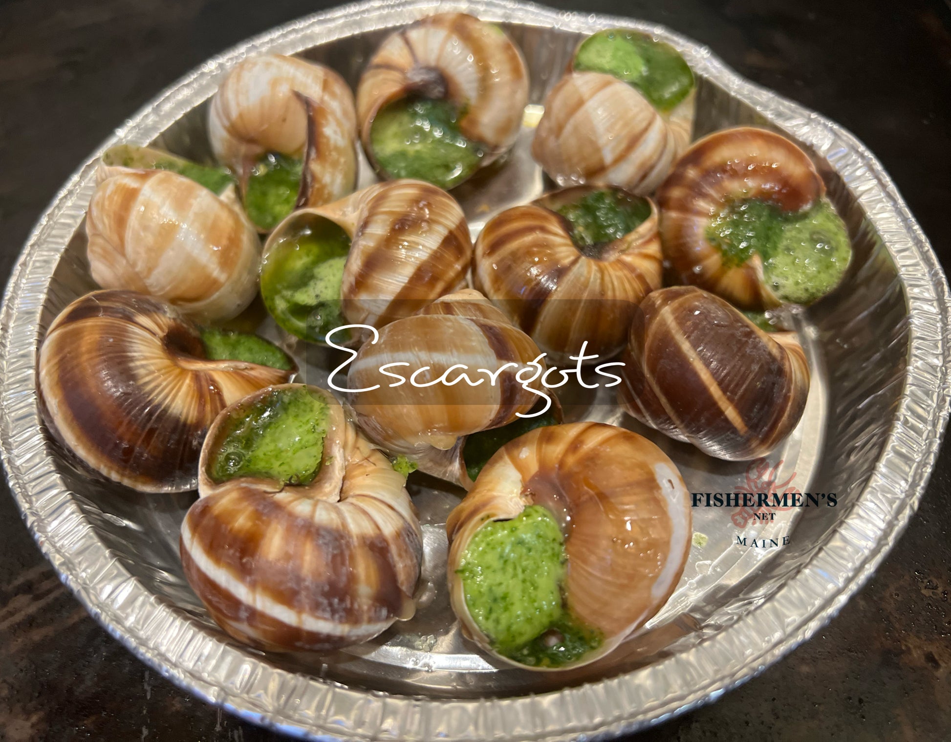Escargots with garlic & parsley butter