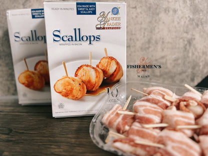 Scallop wrapped in bacon