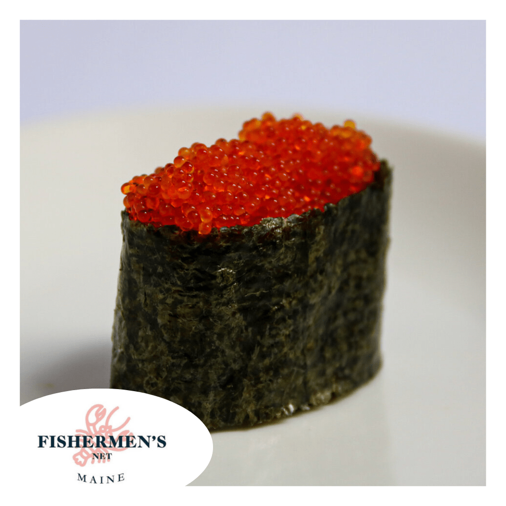 Orange Frozen Flying fish roe Tobiko Japanese food sushi topping caviar,China  price supplier - 21food